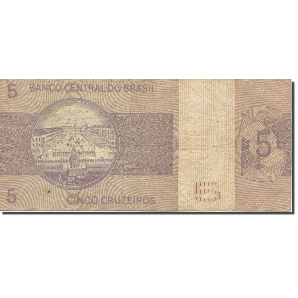 Billete, 5 Cruzeiros, UNDATED (1970-80), Brasil, KM:192c, MBC