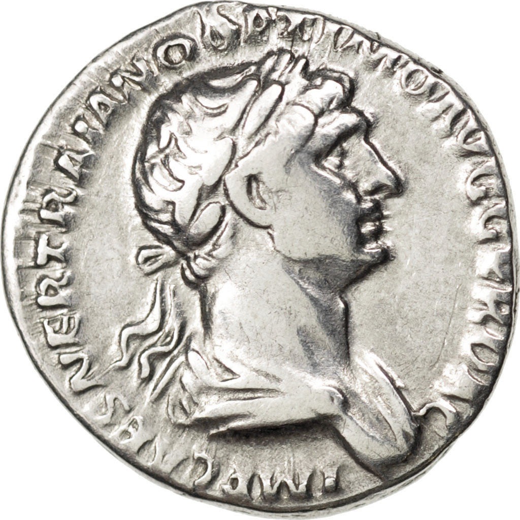 Trajan, Denarius, AU(50-53), Silver, Cohen #154, 3.40