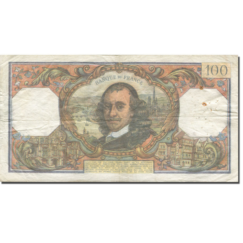 Frankreich, 100 Francs, Corneille, 1974, 1974-07-04, SS, Fayette:65.46, KM:149d