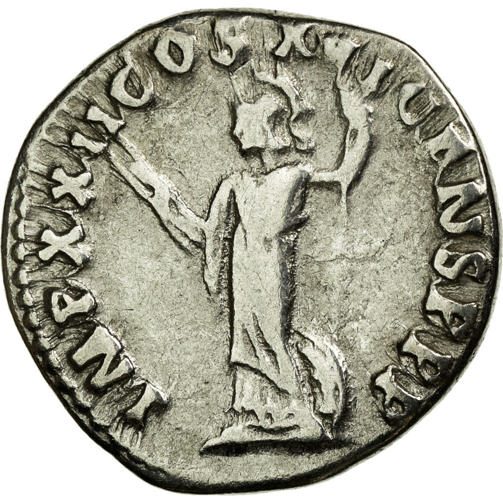 Coin, Domitia, Denarius, EF(40-45), Silver, Cohen:260