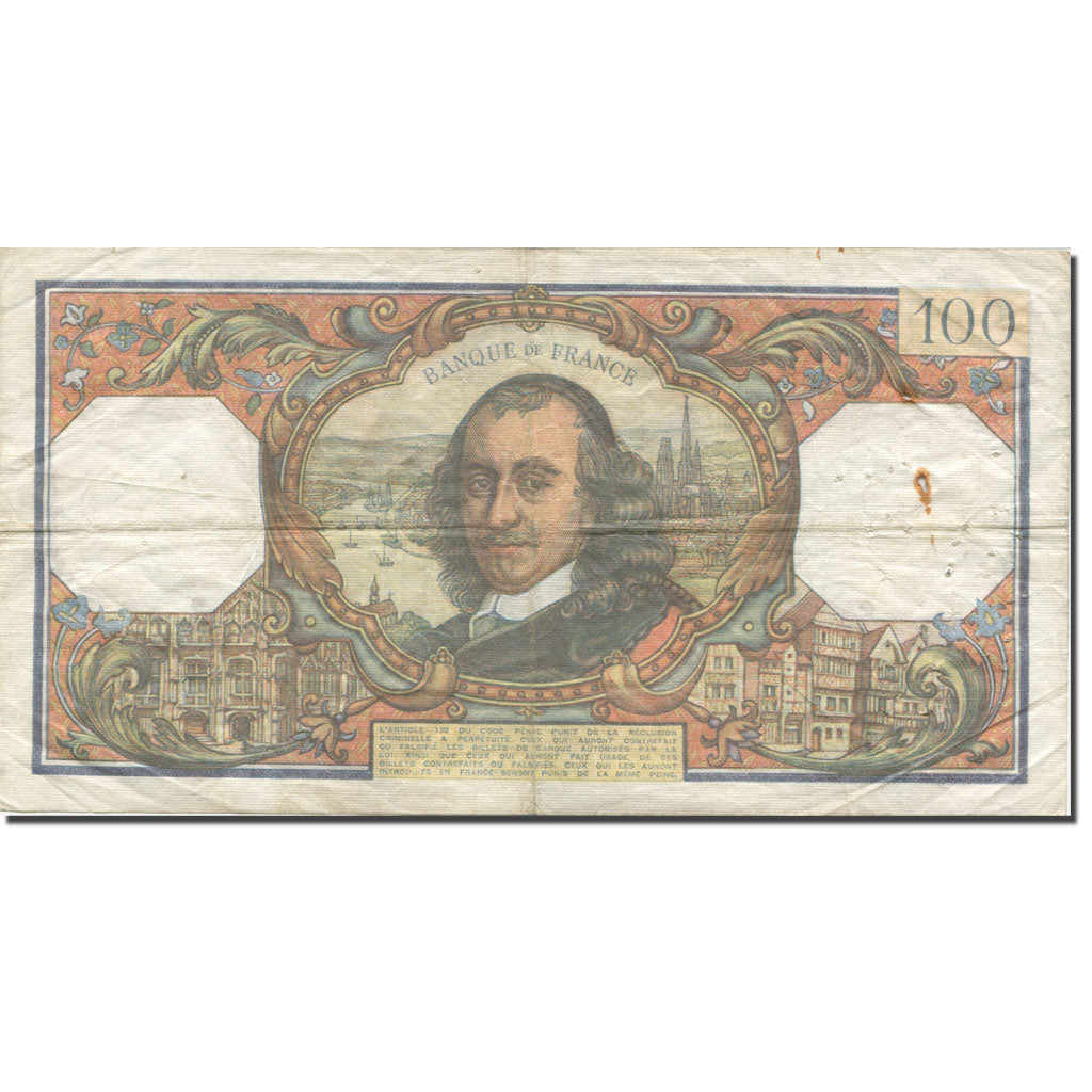 Francia, 100 Francs, Corneille, 1973, 1973-05-03, BB, Fayette:65.42, KM:149d