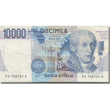 Geldschein, Italien, 10,000 Lire, D.1984, KM:112d, SS+