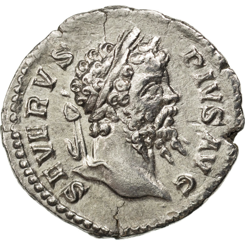 Septimius Severus, Denarius, AU(55-58), Silver, Cohen #307, 3.00