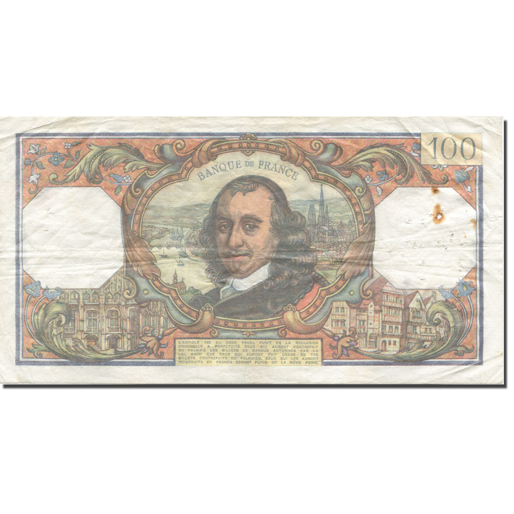 Frankreich, 100 Francs, Corneille, 1976, 1976-08-05, SS, Fayette:65.54, KM:149f