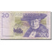 Banknot, Szwecja, 20 Kronor, 1997-2008, KM:63a, VF(30-35)