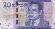 Nota, Marrocos, 20 Dirhams, 2012, EF(40-45)