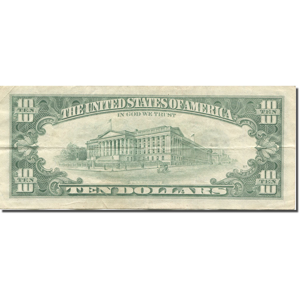 Banknote, United States, Ten Dollars, 1995, KM:4119, EF(40-45)