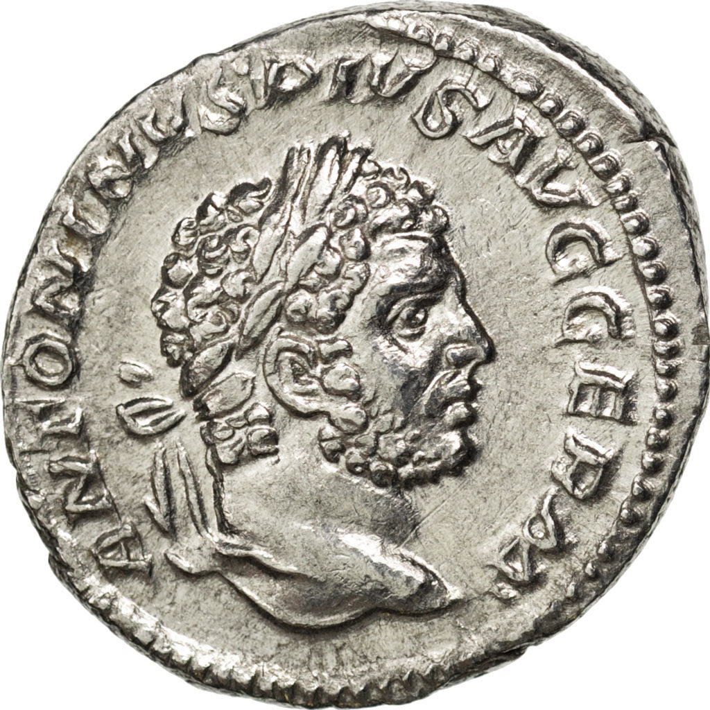 Caracalla, Denarius, AU(55-58), Silver, Cohen #242, 2.60