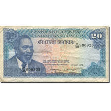 Banknote, Kenya, 20 Shillings, 1978, 1978-07-01, KM:17, EF(40-45)