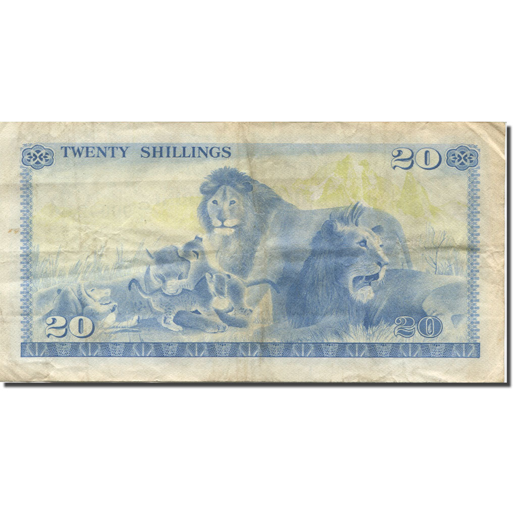 Banknote, Kenya, 20 Shillings, 1978, 1978-07-01, KM:17, EF(40-45)