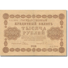 Banknote, Russia, 1000 Rubles, 1918, KM:95a, AU(50-53)