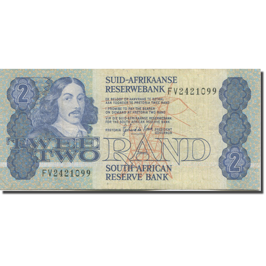 Banknote, South Africa, 2 Rand, Undated (1978-90), KM:118d, AU(50-53)