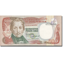 Geldschein, Kolumbien, 500 Pesos Oro, 1985, 1985-10-12, KM:423c, UNZ