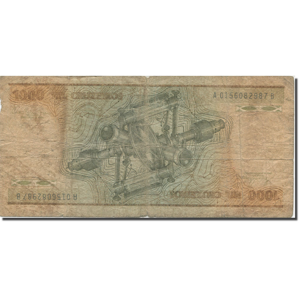 Banconote, Brasile, 1000 Cruzeiros, Undated (1981-85), KM:201a, B