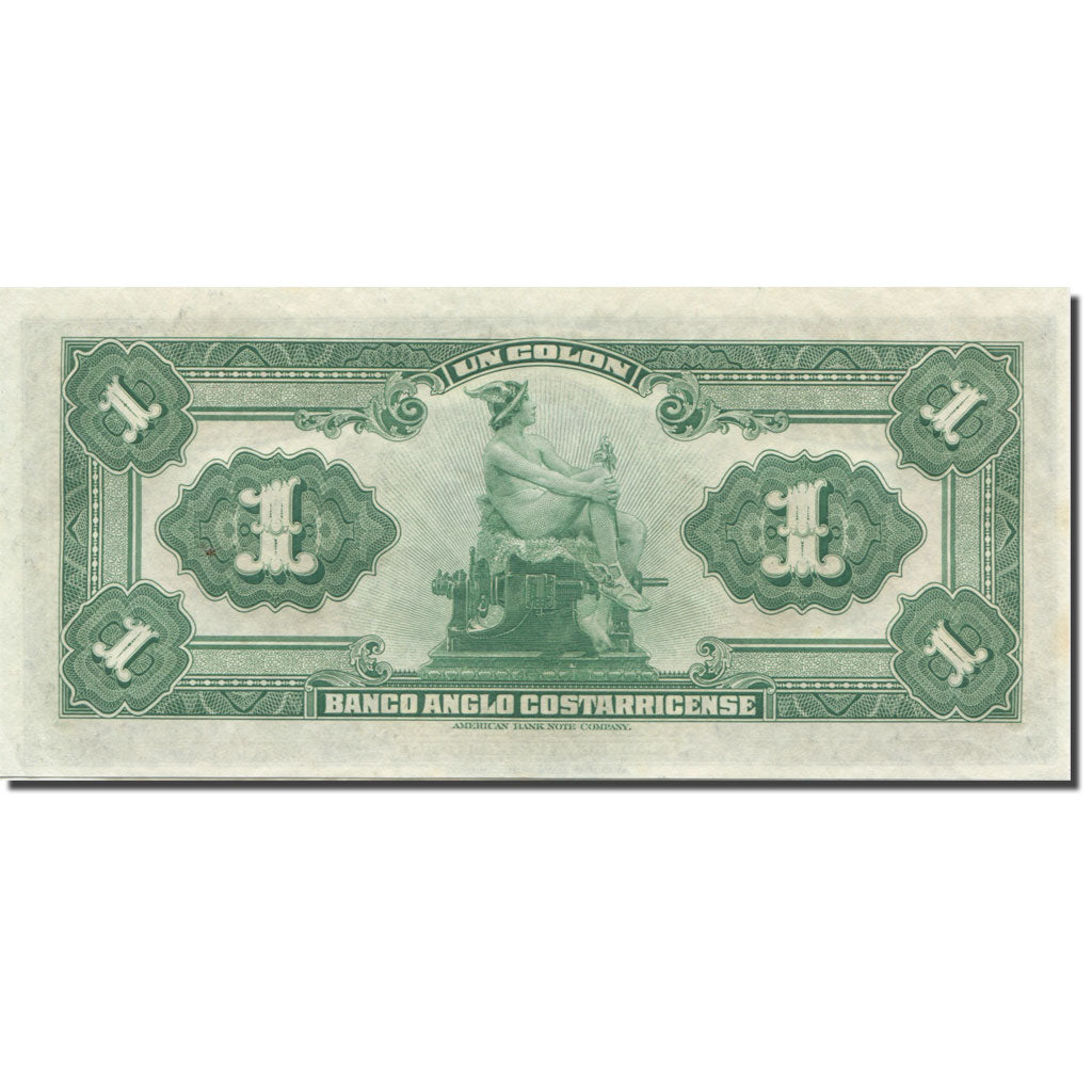 Banknote, Costa Rica, 1 Colon, L.1917, KM:S121r, UNC(65-70)