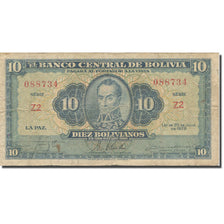 Billete, 10 Bolivianos, L.1928, Bolivia, KM:130, BC+