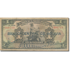 Billete, 1 Boliviano, 1911, Bolivia, 1911-05-11, KM:102b, MBC