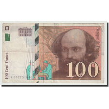 France, 100 Francs, Cézanne, 1998, EF(40-45), Fayette:74.2, KM:158a