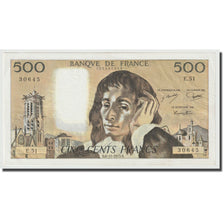 Francja, 500 Francs, Pascal, 1975, 1975-11-06, UNC(63), Fayette:71.13, KM:156c