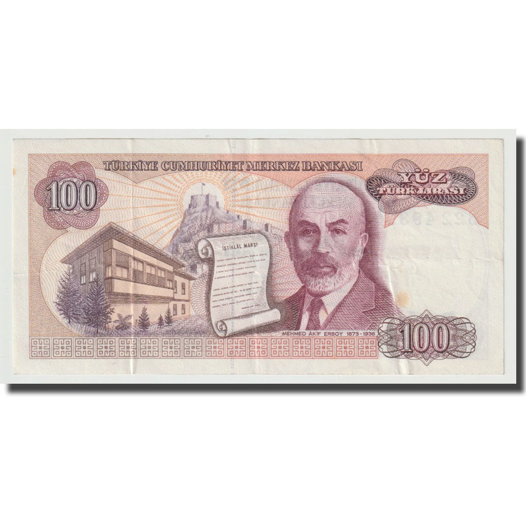 Banconote, Turchia, 100 Lira, L.1970, KM:194b, BB+