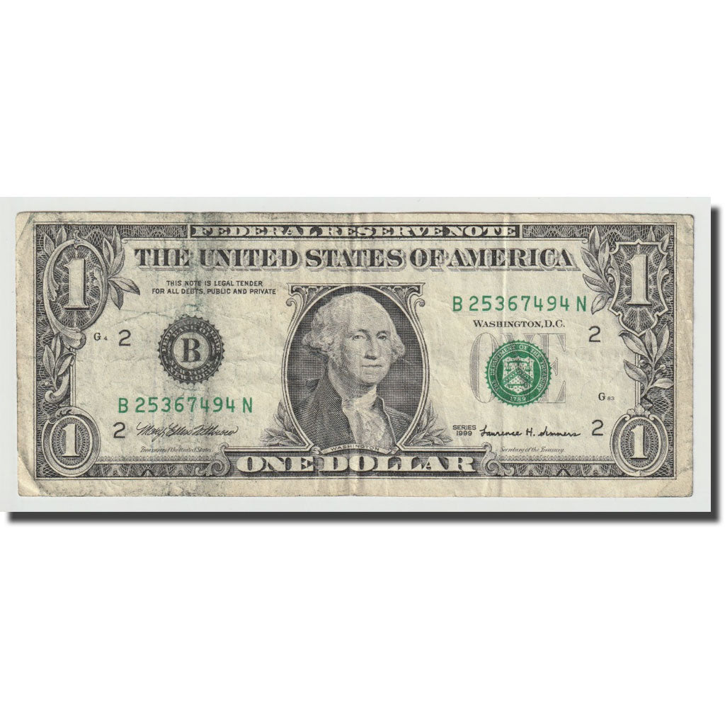 Banknote, United States, One Dollar, 1999, KM:4501, VF(30-35)