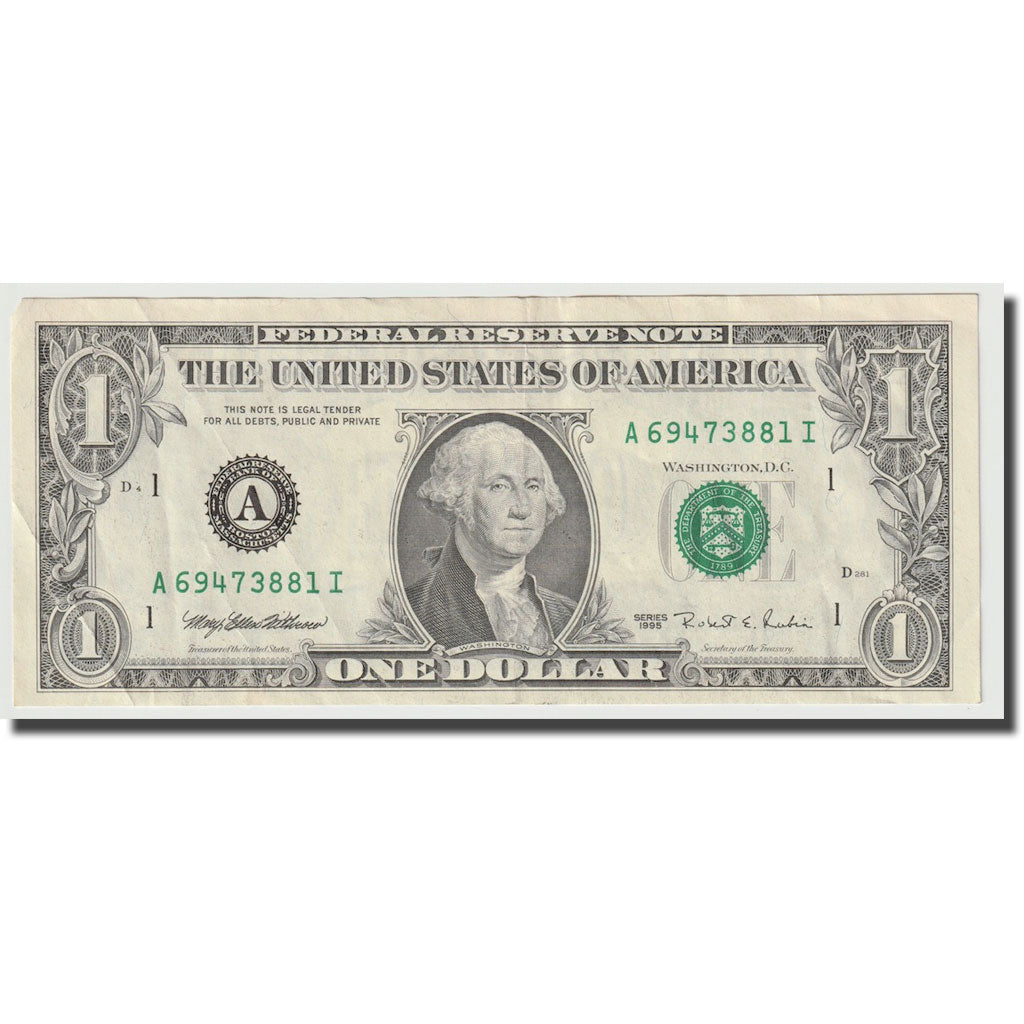 Banknote, United States, One Dollar, 1995, KM:4235, AU(55-58)