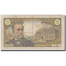 Francia, 5 Francs, Pasteur, 1967, 1967-12-07, RC, Fayette:61.6, KM:146b