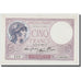 France, 5 Francs, Violet, 1940, 1940-12-05, UNC(60-62), Fayette:4.16, KM:83