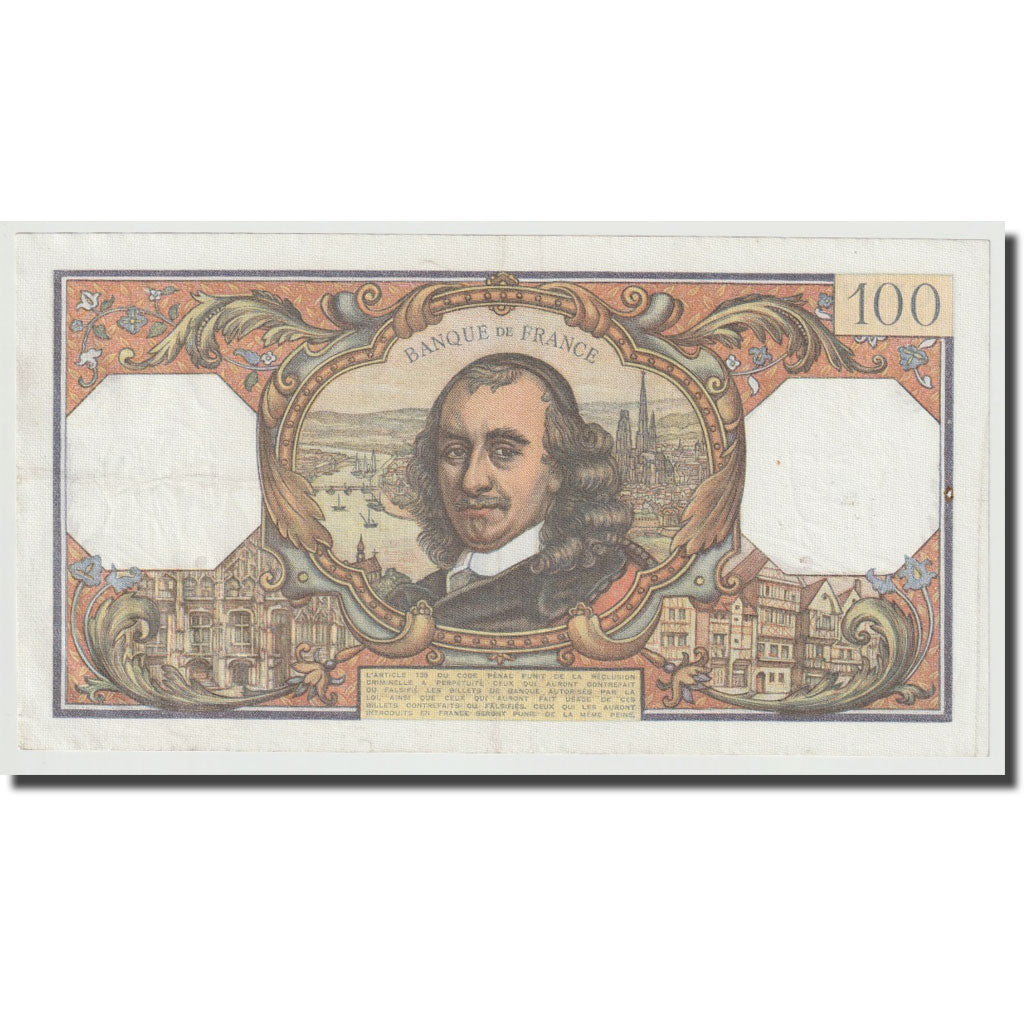 Frankreich, 100 Francs, Corneille, 1968, 1968-01-04, SS, Fayette:65.20, KM:149c