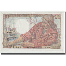 France, 20 Francs, Pêcheur, 1942, 1942-11-05, UNC(60-62), Fayette:13.4, KM:100a