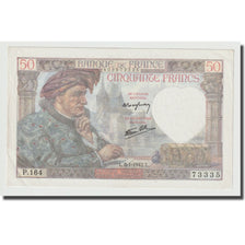 França, 50 Francs, Jacques Coeur, 1942, 1942-01-08, UNC(60-62), Fayette:19.18