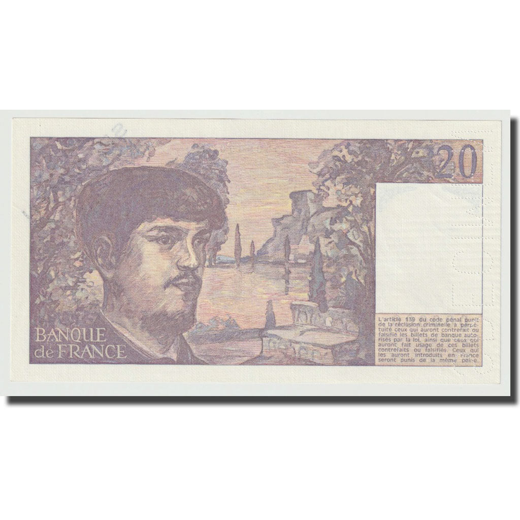 Francia, 20 Francs, Debussy, 1980, Specimen, SPL, Fayette:F66docs00