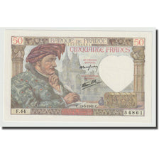 Frankrijk, 50 Francs, Jacques Coeur, 1941, 1941-03-13, NIEUW, Fayette:19.7