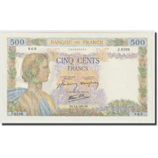 France, 500 Francs, La Paix, 1942, 1942-09-03, SPL, Fayette:32.39, KM:95b
