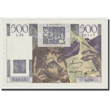 França, 500 Francs, Chateaubriand, 1945, 1945-07-19, UNC(63), Fayette:34.2