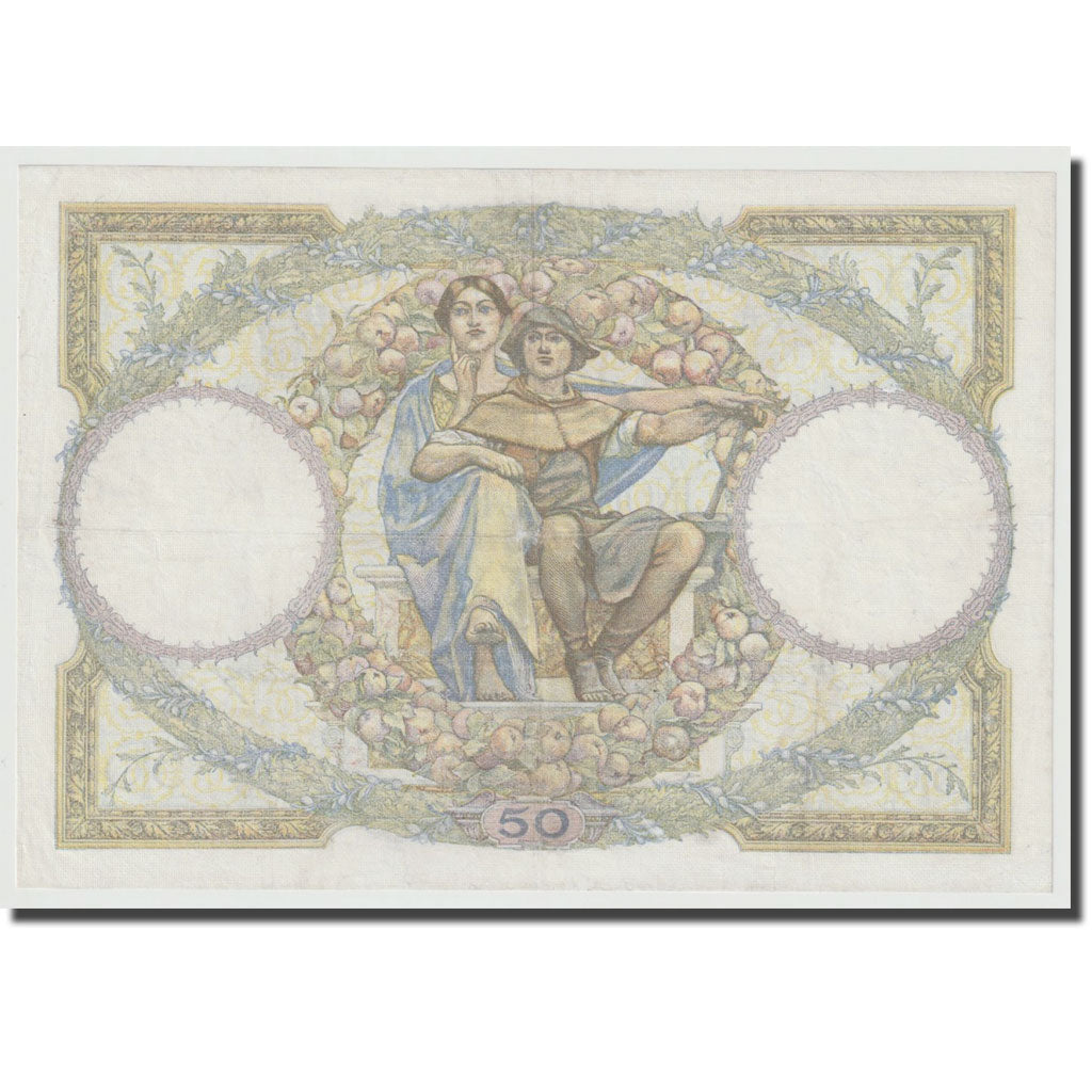 France, 50 Francs, Luc Olivier Merson, 1931, 1931-12-24, AU(50-53)