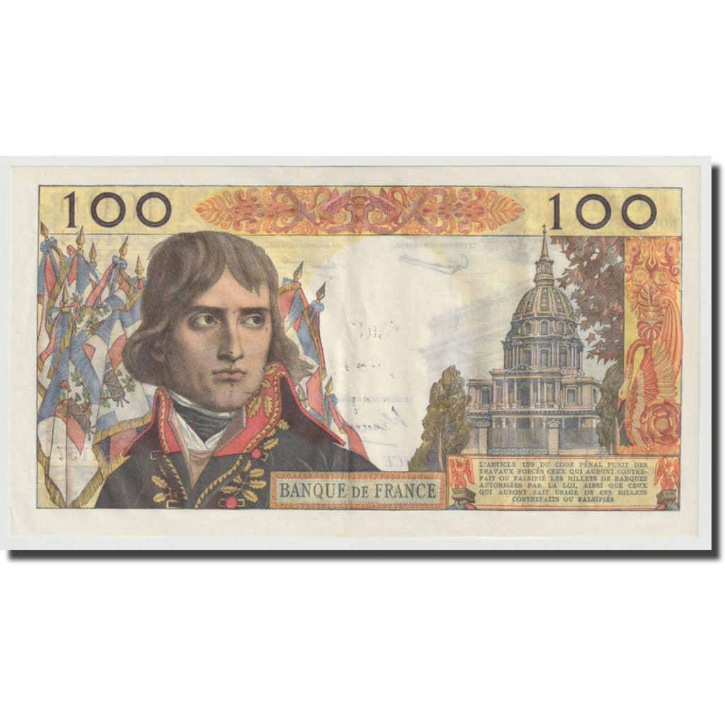 France, 100 Nouveaux Francs, Bonaparte, 1962, 1962-03-01, SPL, Fayette:59.14