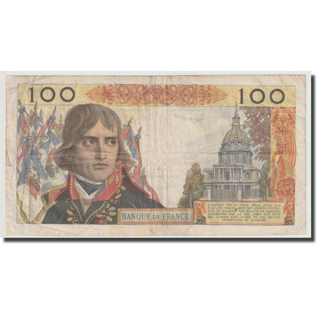 França, 100 Nouveaux Francs, Bonaparte, 1960, 1960-09-01, VF(20-25)