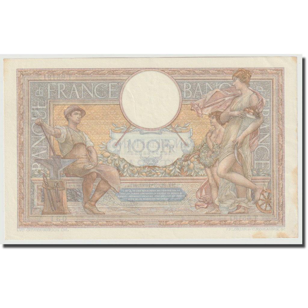 Francia, 100 Francs, Luc Olivier Merson, 1939, 1939-03-30, SPL, Fayette:25.44