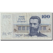 Biljet, Israël, 100 Lirot, 1973, KM:41, TTB