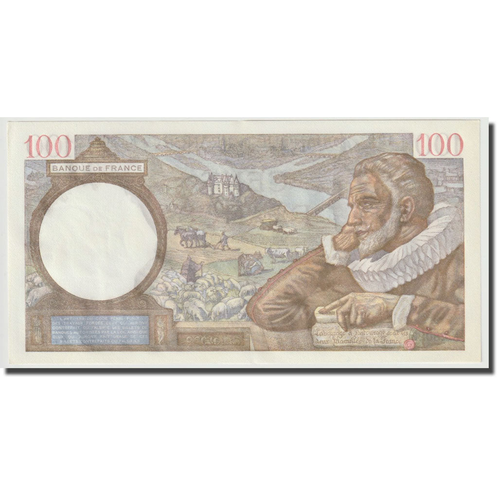Francja, 100 Francs, Sully, 1942, 1942-01-29, UNC(65-70), Fayette:26.65, KM:94