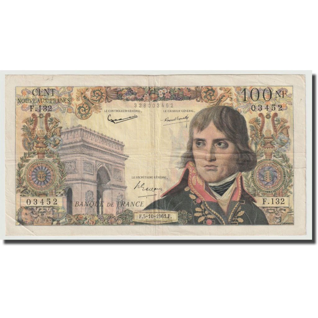 Francia, 100 Nouveaux Francs, Bonaparte, 1961, 1961-10-05, BC, Fayette:59.12