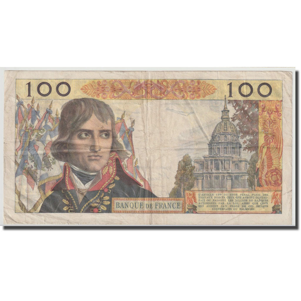 France, 100 Nouveaux Francs, Bonaparte, 1960, 1960-12-01, VF(20-25)