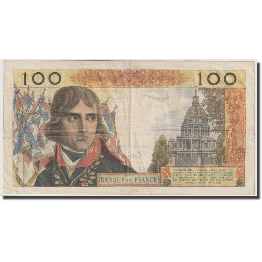 France, 100 Nouveaux Francs, Bonaparte, 1961, 1961-02-02, TB, Fayette:59.10