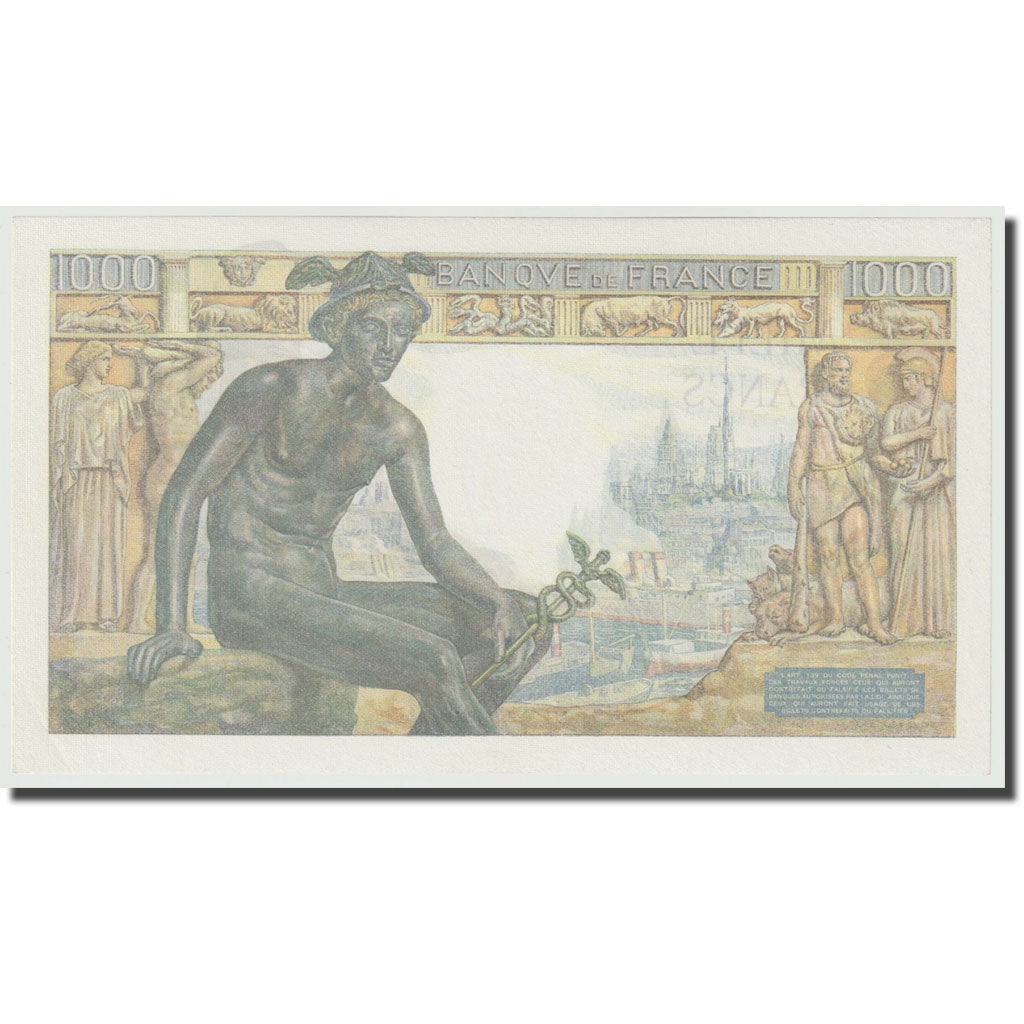 France, 1000 Francs, Déesse Déméter, 1942, 1942-06-20, UNC(65-70)