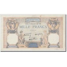 France, 1000 Francs, Cérès et Mercure, 1938, 1938-11-03, EF(40-45)