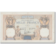 França, 1000 Francs, Cérès et Mercure, 1938, 1938-10-20, VF(30-35)