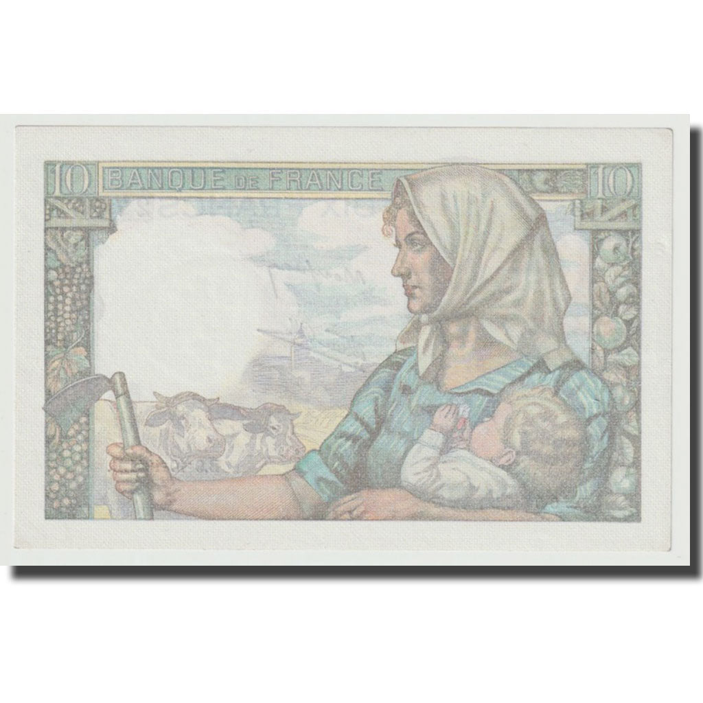 Francia, 10 Francs, Mineur, 1941, 1941-10-09, FDS, Fayette:8.2, KM:99a