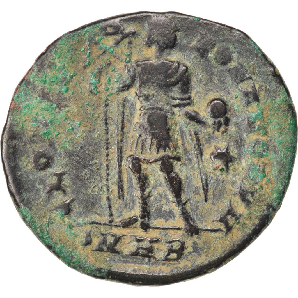 Honorius, Maiorina, Nicomedia, AU(50-53), Copper, Cohen #20, 4.80