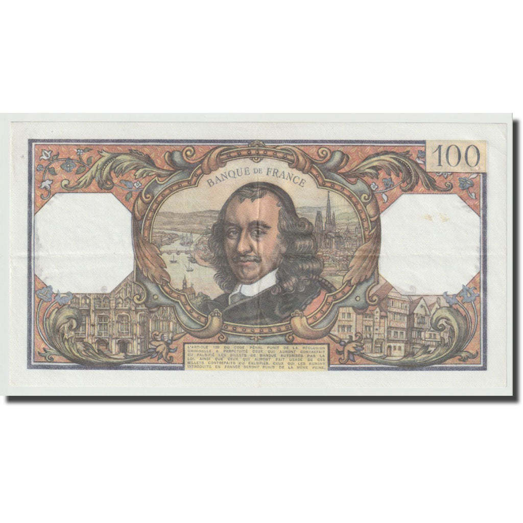 Francja, 100 Francs, Corneille, 1973, 1973-05-03, UNC(60-62), Fayette:65.42